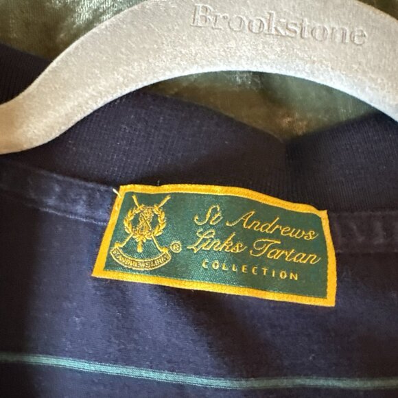 St Andrew’s Tartan Collection The Old StAndrews Links  Men’s Polo Size Large - Picture 5 of 7